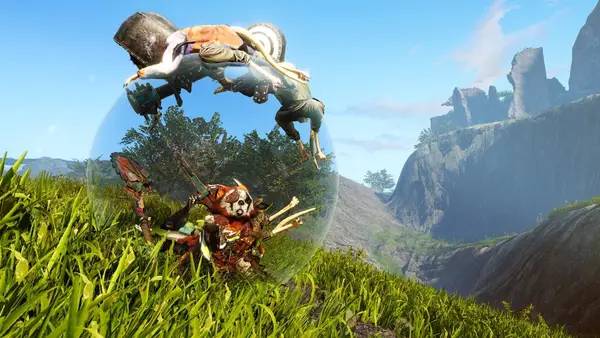 Пример визуального стиля и графики игры BIOMUTANT