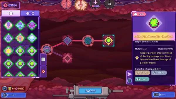 Пример визуального стиля и графики игры Bioweaver