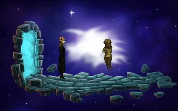 Пример визуального стиля и графики игры Blackwell Epiphany