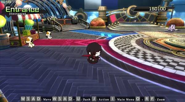 Пример визуального стиля и графики игры BlazBlue  Cross Tag Battle