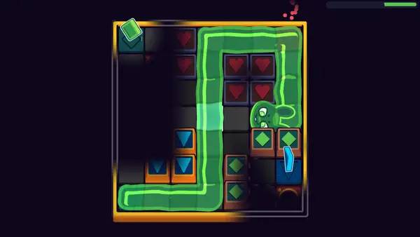 Пример визуального стиля и графики игры Blobun