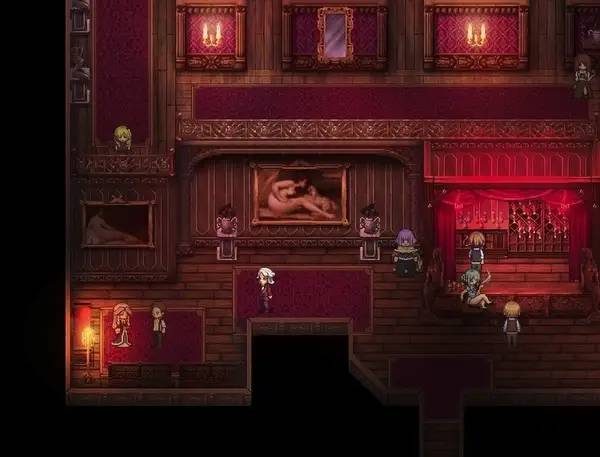 Пример визуального стиля и графики игры Blood Opera Crescendo