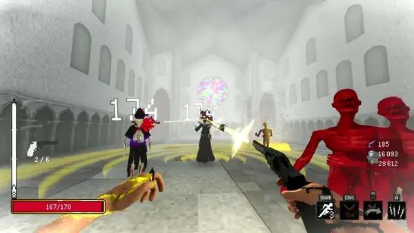 Пример визуального стиля и графики игры Blood Rush