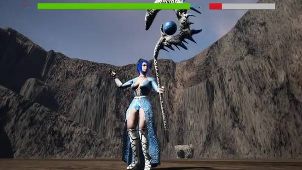 Пример визуального стиля и графики игры BlueBete