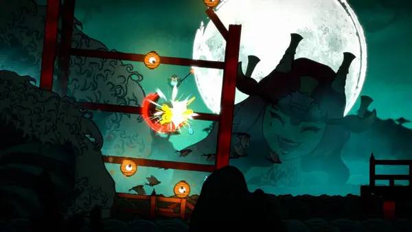 Пример визуального стиля и графики игры Bo  Path of the Teal Lotus