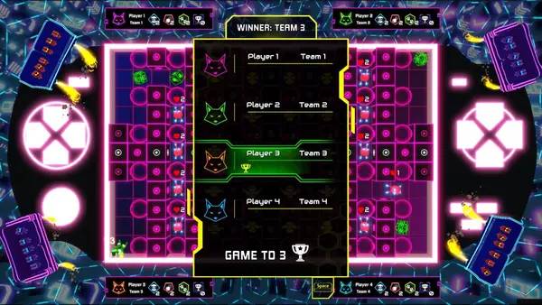 Пример визуального стиля и графики игры Bomber Fox