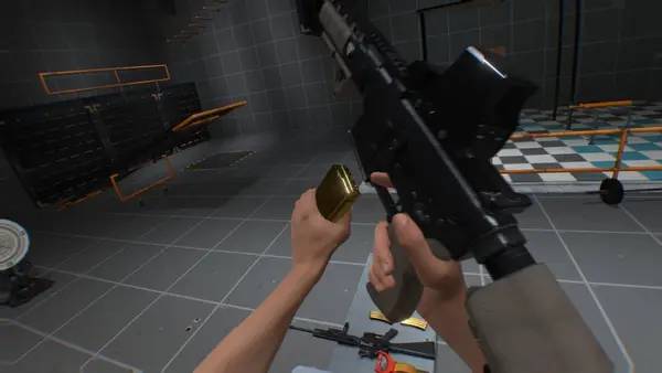 Пример визуального стиля и графики игры BONEWORKS