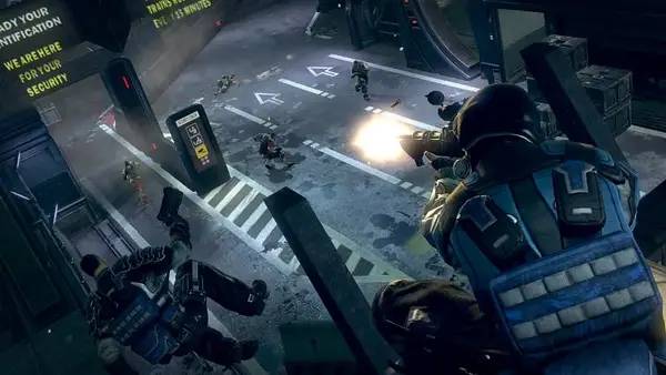 Пример визуального стиля и графики игры BRINK