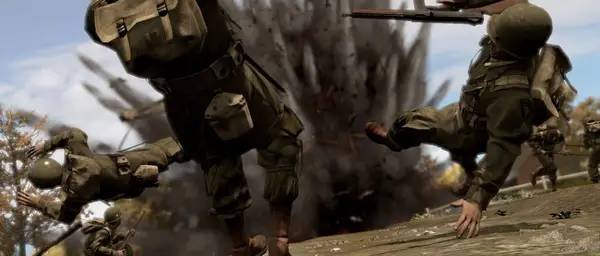 Пример визуального стиля и графики игры Brothers in Arms  Hell's Highway