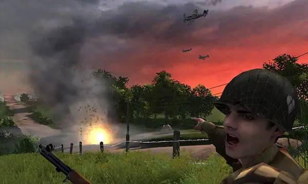 Пример визуального стиля и графики игры Brothers in Arms  Road to Hill 30