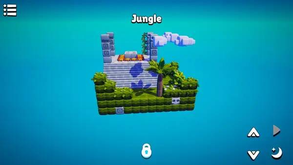 Пример визуального стиля и графики игры Build Lands