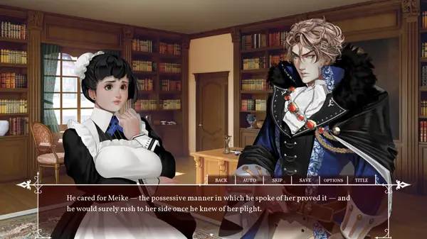 Пример визуального стиля и графики игры Cage of Roses