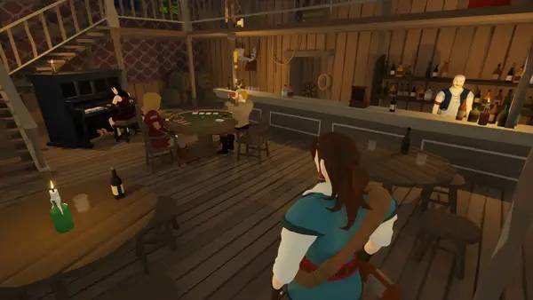 Пример визуального стиля и графики игры Captain Bones