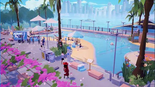 Пример визуального стиля и графики игры Carmen Sandiego