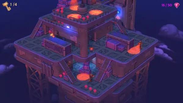 Пример визуального стиля и графики игры Cat Burglar A Tail of Purrsuit