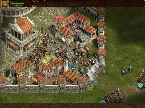 Пример визуального стиля и графики игры Celtic Kings Rage of War