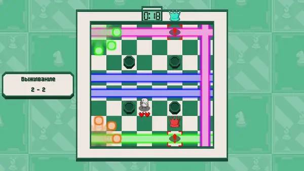 Пример визуального стиля и графики игры Chessplosion