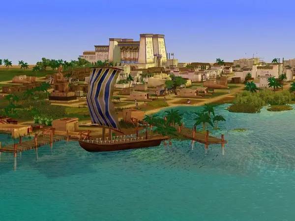 Пример визуального стиля и графики игры Children of the Nile  Enhanced Edition