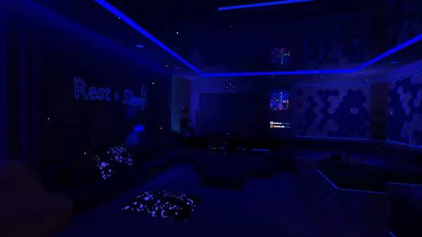 Пример визуального стиля и графики игры ChilloutVR