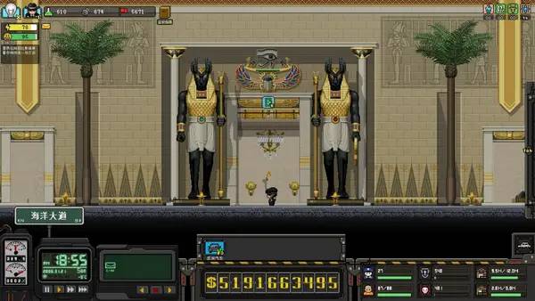 Пример визуального стиля и графики игры City of God I - Prison Empire