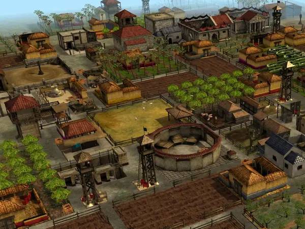 Пример визуального стиля и графики игры CivCity Rome