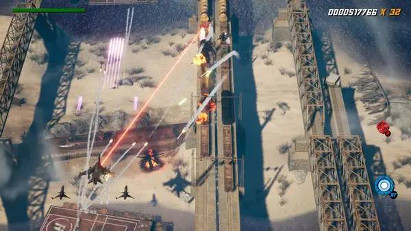 Пример визуального стиля и графики игры Cloud Cutter