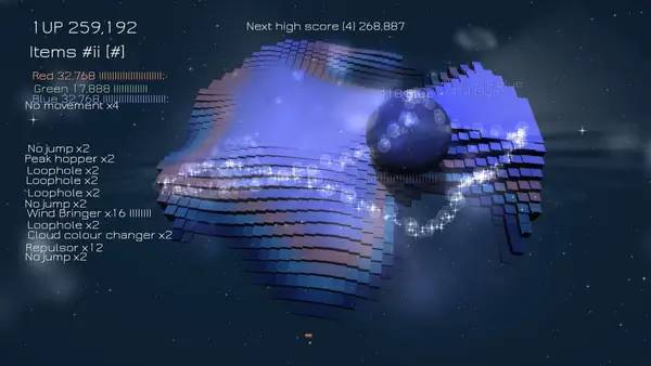 Пример визуального стиля и графики игры Cloudrift