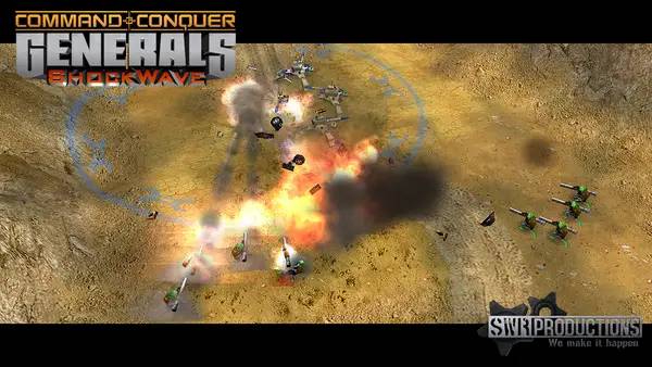 Пример визуального стиля и графики игры Command & Conquer  Generals Zero Hour - ShockWave
