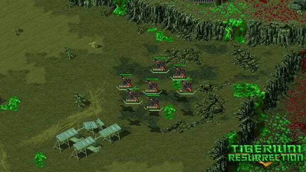 Пример визуального стиля и графики игры Command & Conquer Tiberium Resurrection