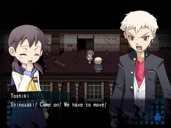 Пример визуального стиля и графики игры Corpse Party