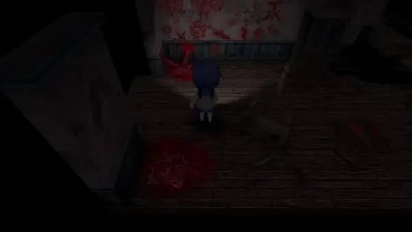 Пример визуального стиля и графики игры Corpse Party  Blood Drive