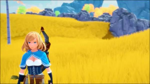 Пример визуального стиля и графики игры Craftopia