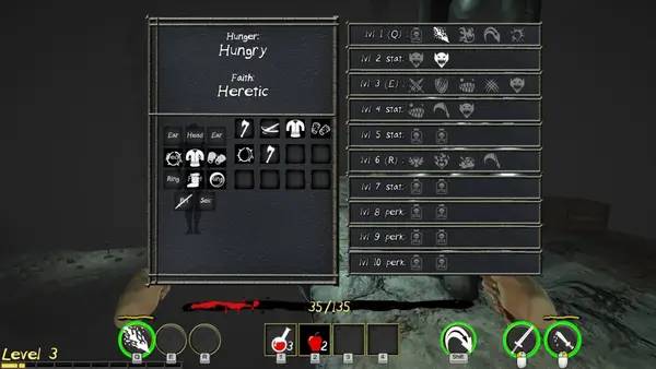 Пример визуального стиля и графики игры Crimson Keep