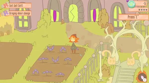 Пример визуального стиля и графики игры Critter Crops