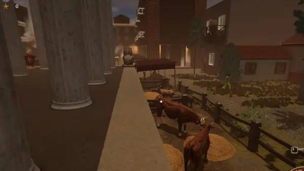 Пример визуального стиля и графики игры CRIXUS  Life of free Gladiator