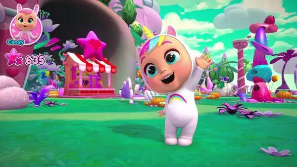 Пример визуального стиля и графики игры Cry Babies Magic Tears  The Big Game