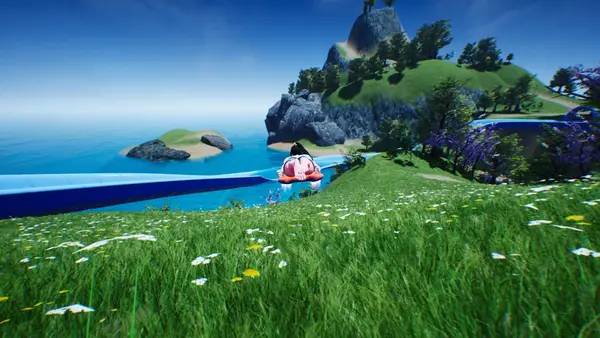 Пример визуального стиля и графики игры Curves