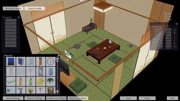 Пример визуального стиля и графики игры CUSTOM ORDER MAID 3D2 It's a Night Magic