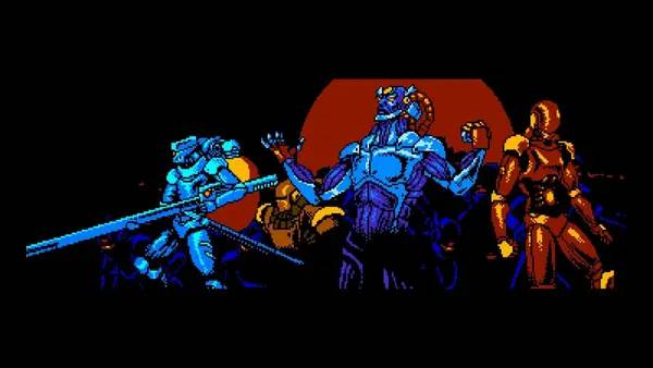 Пример визуального стиля и графики игры Cyber Shadow