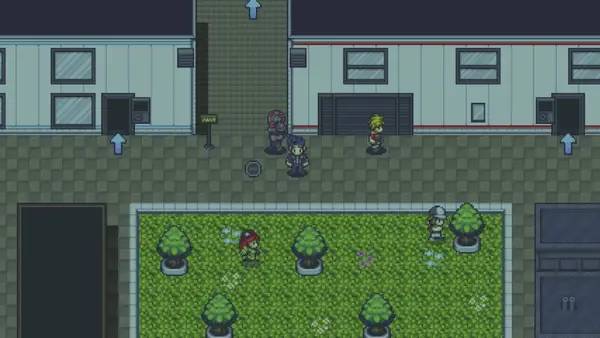 Пример визуального стиля и графики игры Cyberpunk Fighting