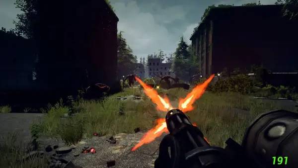 Пример визуального стиля и графики игры Cyborg Arena 2