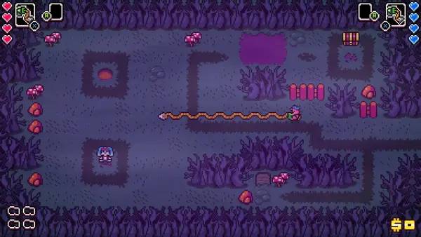 Пример визуального стиля и графики игры Dandy and Randy DX