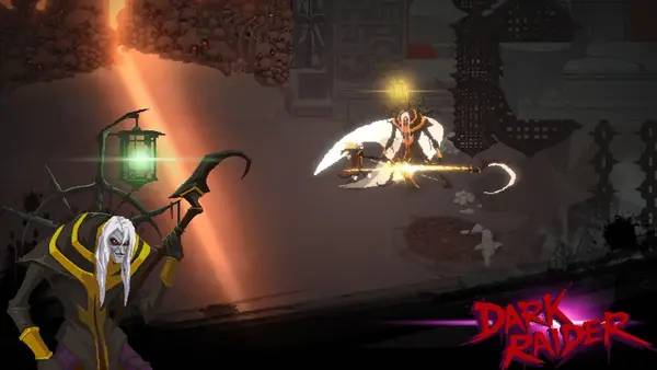 Пример визуального стиля и графики игры Dark Raider