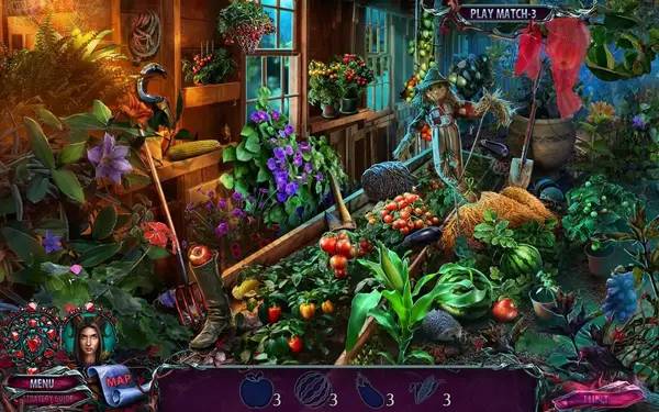 Пример визуального стиля и графики игры Dark Romance  The Ethereal Gardens Collector's Edition