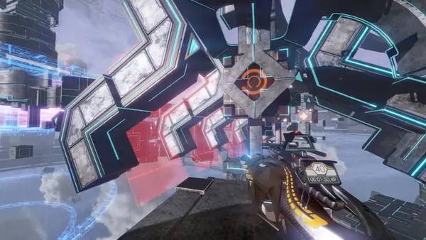 Пример визуального стиля и графики игры DeadCore