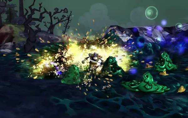 Пример визуального стиля и графики игры DeathSpank