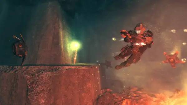 Пример визуального стиля и графики игры Deep Black Reloaded