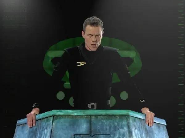 Пример визуального стиля и графики игры Deep Fighter