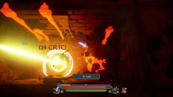 Пример визуального стиля и графики игры Deepest Dungeons