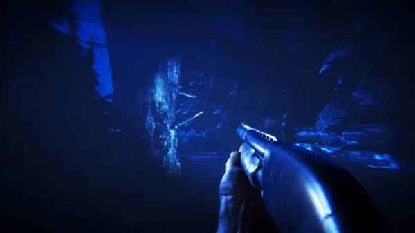 Пример визуального стиля и графики игры Descension